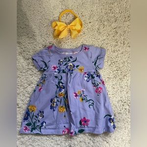 Purple Flower Dress